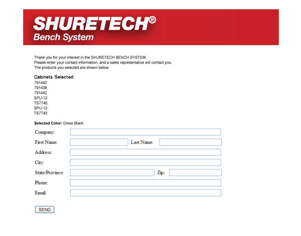 Shure Manufacturing contact us page