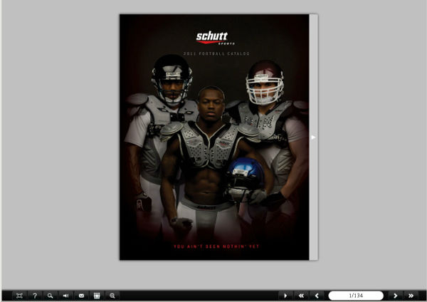 Schutt Sports catalog cover
